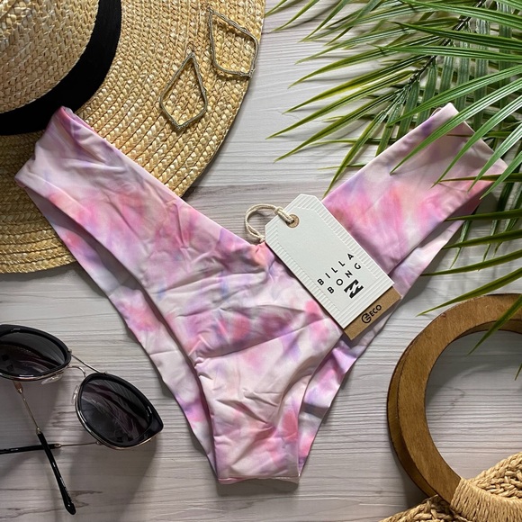 Billabong Pink/Lilac Tie-Dye Fiji Bikini Set - Picture 10 of 16